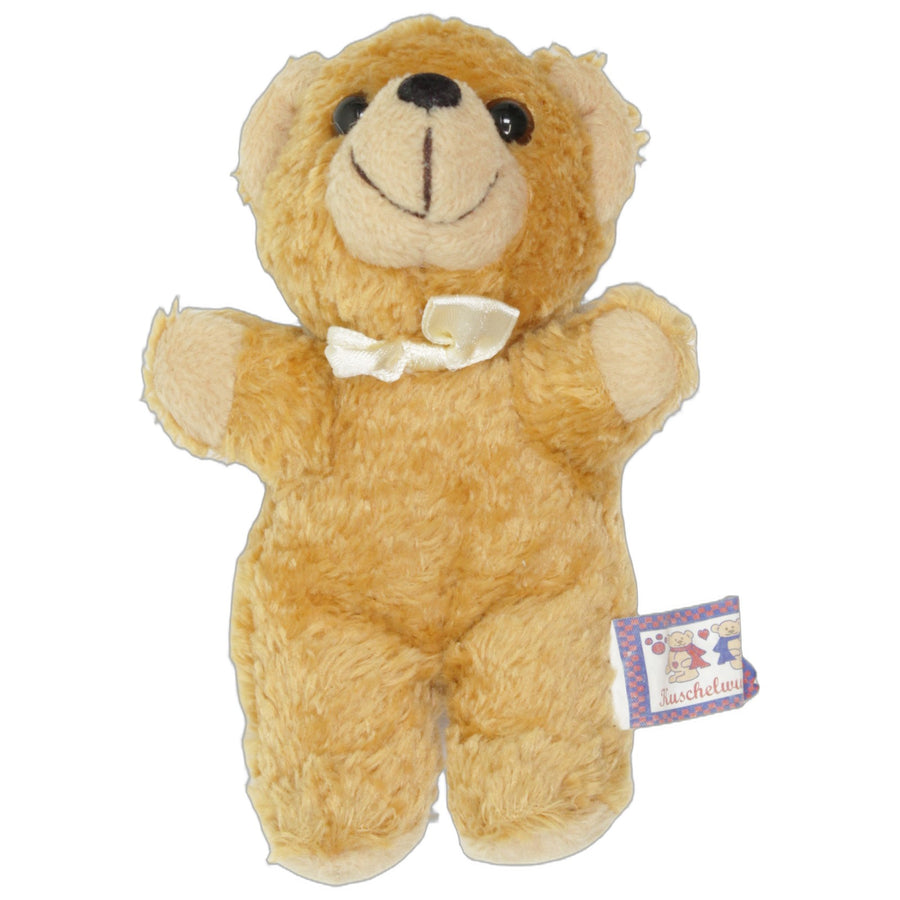 Kleiner Teddybär mit heller Schleife