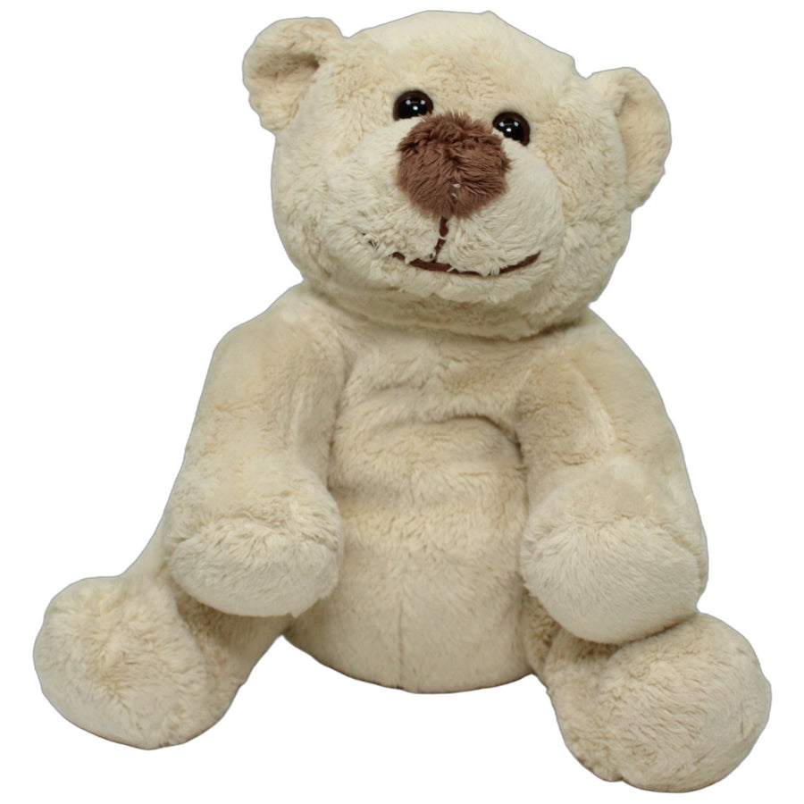 Sitzender Teddy mit brauner Nase