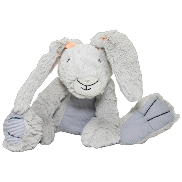 Grauer Hase mit langen Ohren