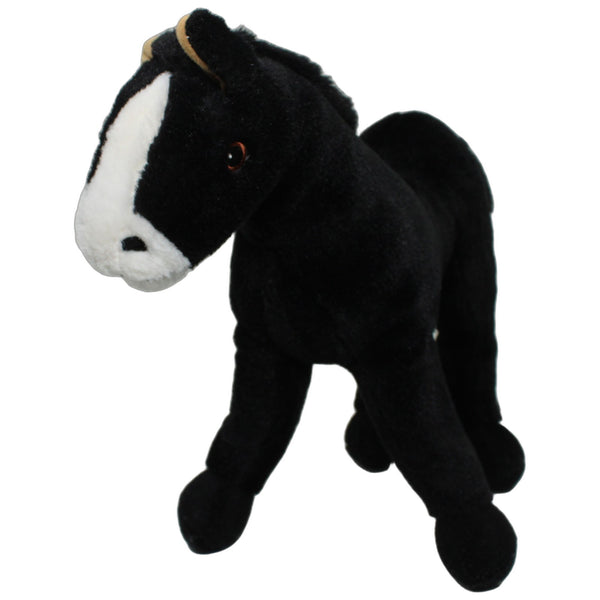 Schwarzes Pferd mit weißer Blesse, KLAPPA