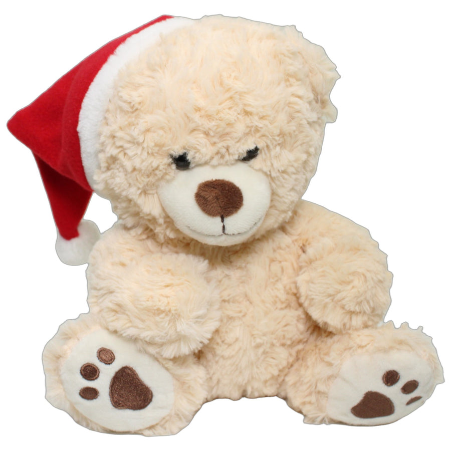 Teddy mit Nikolausmütze, sitzend