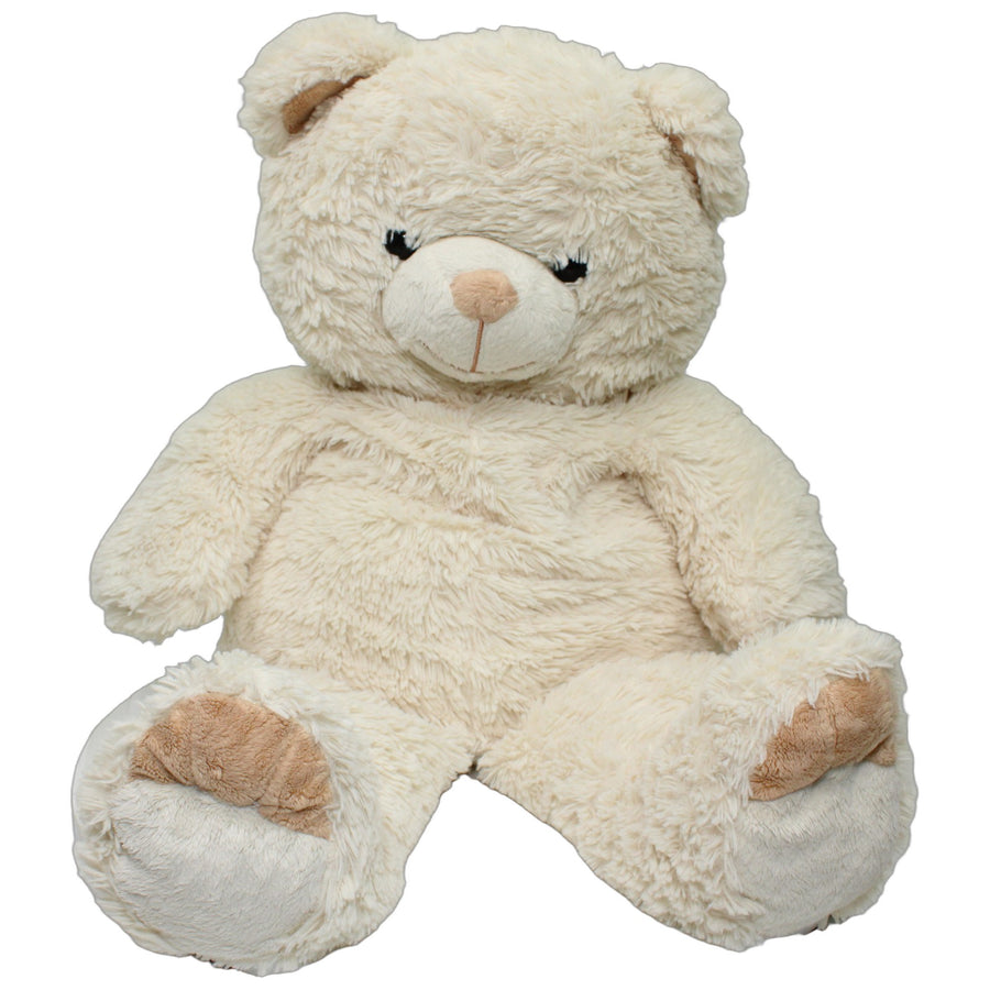 XXL Teddybär mit braunen Zehenspitzen