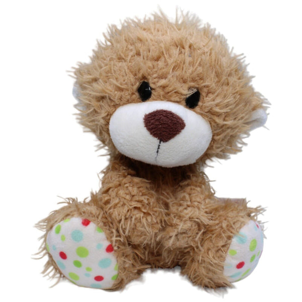 Teddybär mit gepunkteten Füßen, braun