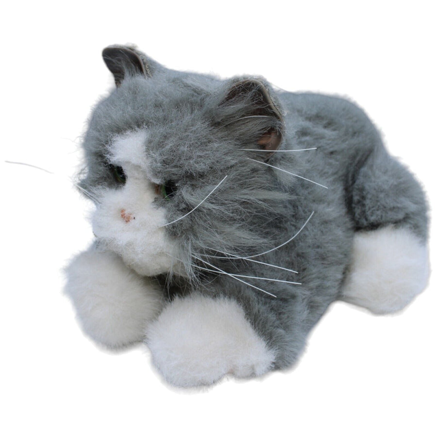 FurReal Friends Katze liegend, grau-weiß
