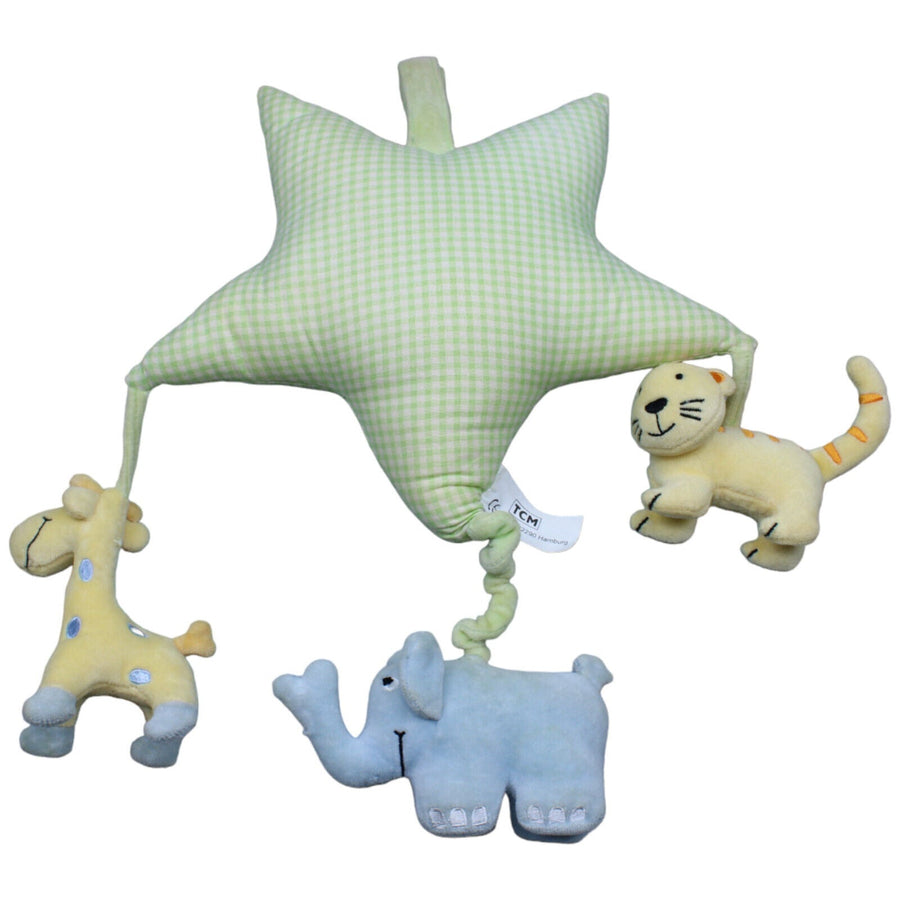 Stern mit Giraffe, Elefant & Tiger