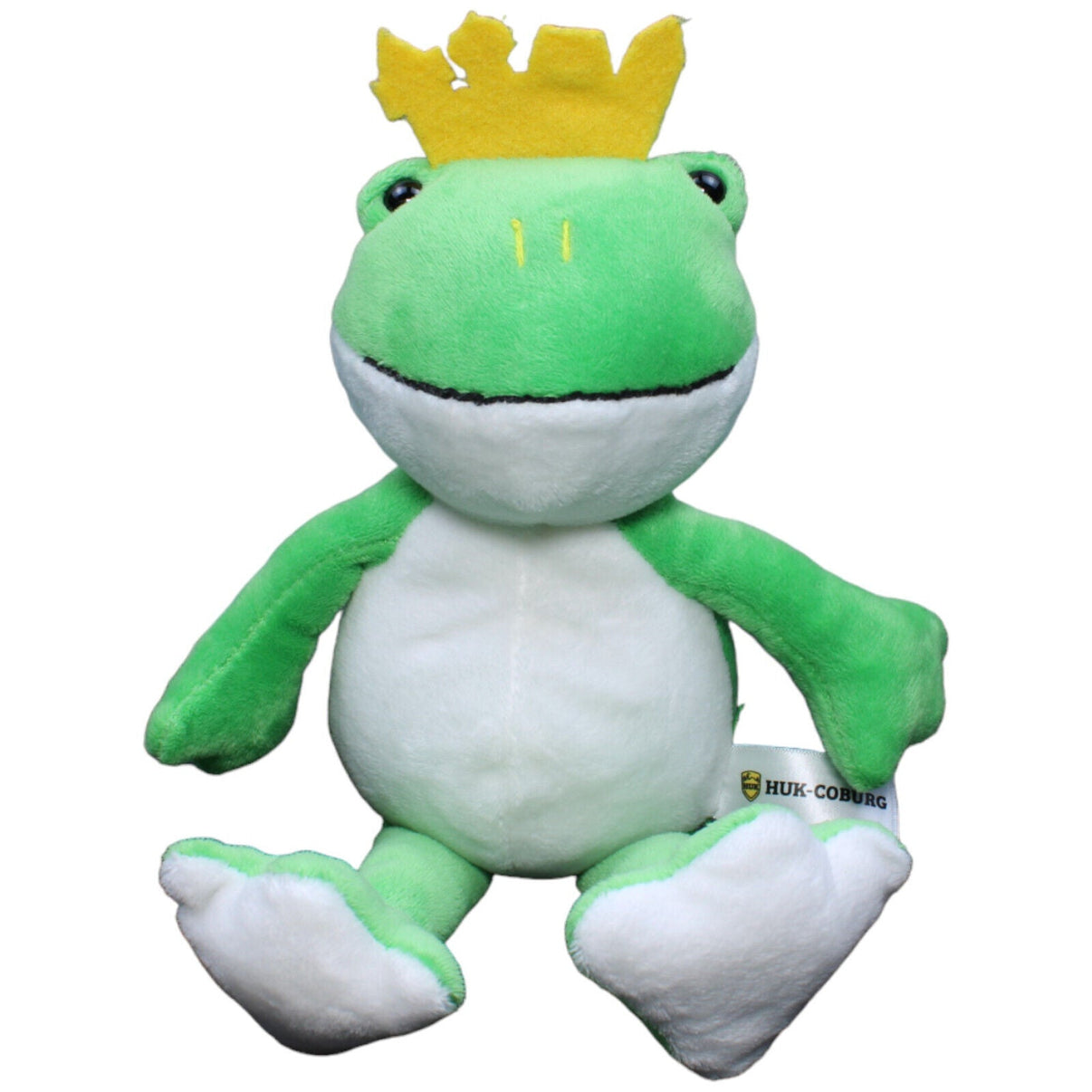 1232237 HUK Coburg Froschkönig Kuscheltier Kumpel Leo Gebraucht