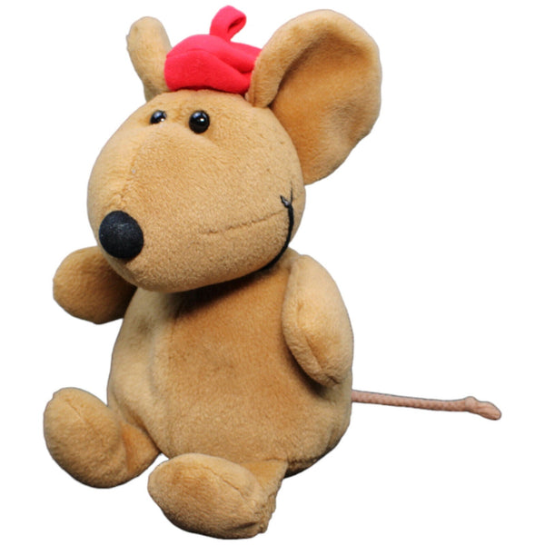 Maus mit rotem Hut, braun