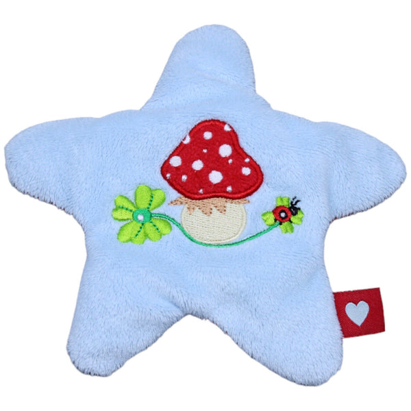 Stern mit Fliegenpilz blau