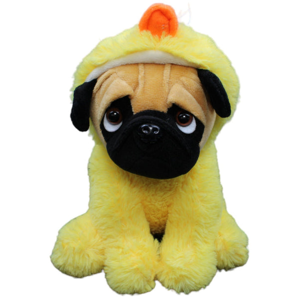 Kuschelfreund, Mops mit Entenkostüm