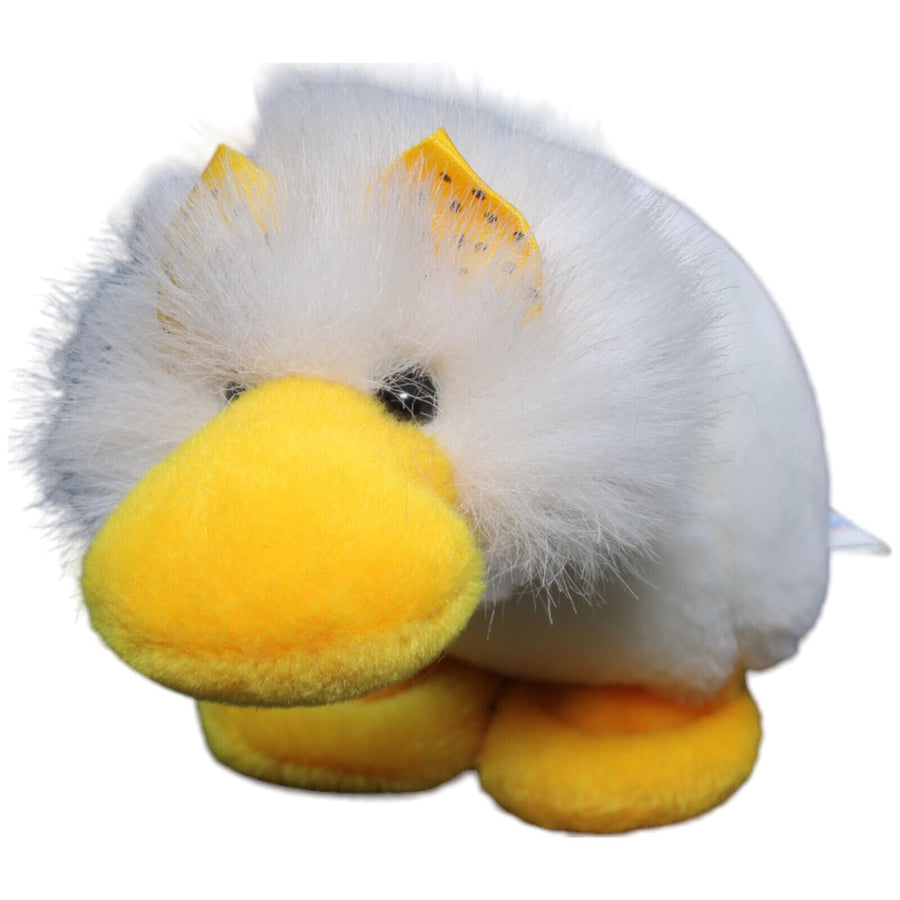 Ente mit gelber Haarschleife