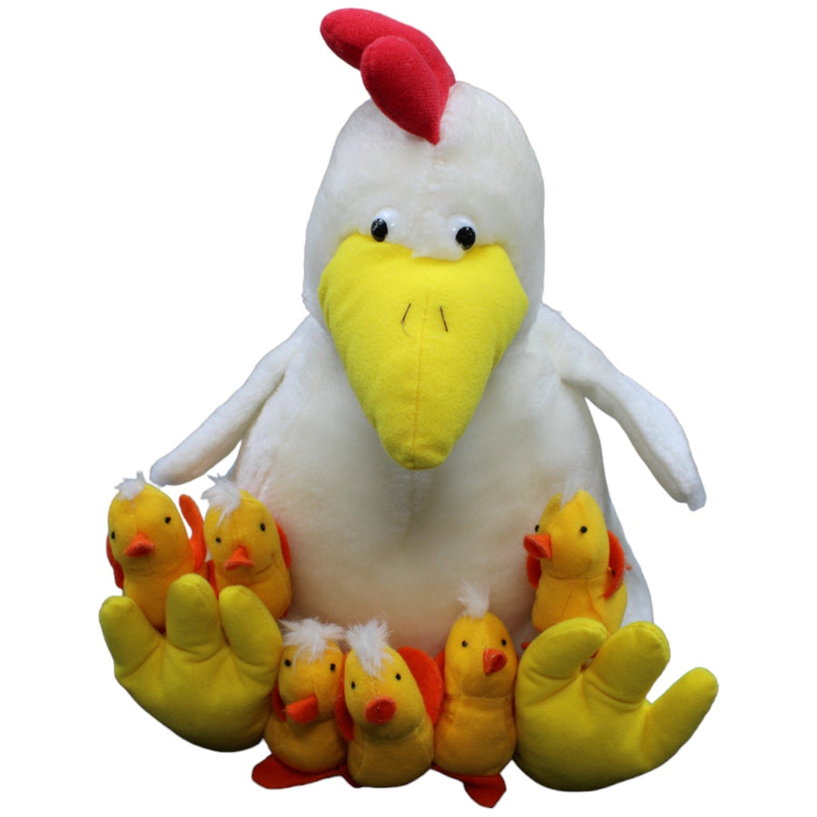 Huhn Mama mit 6 Babys im Bauch