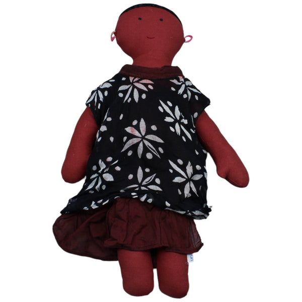 Schwarze Frau mit Kleid