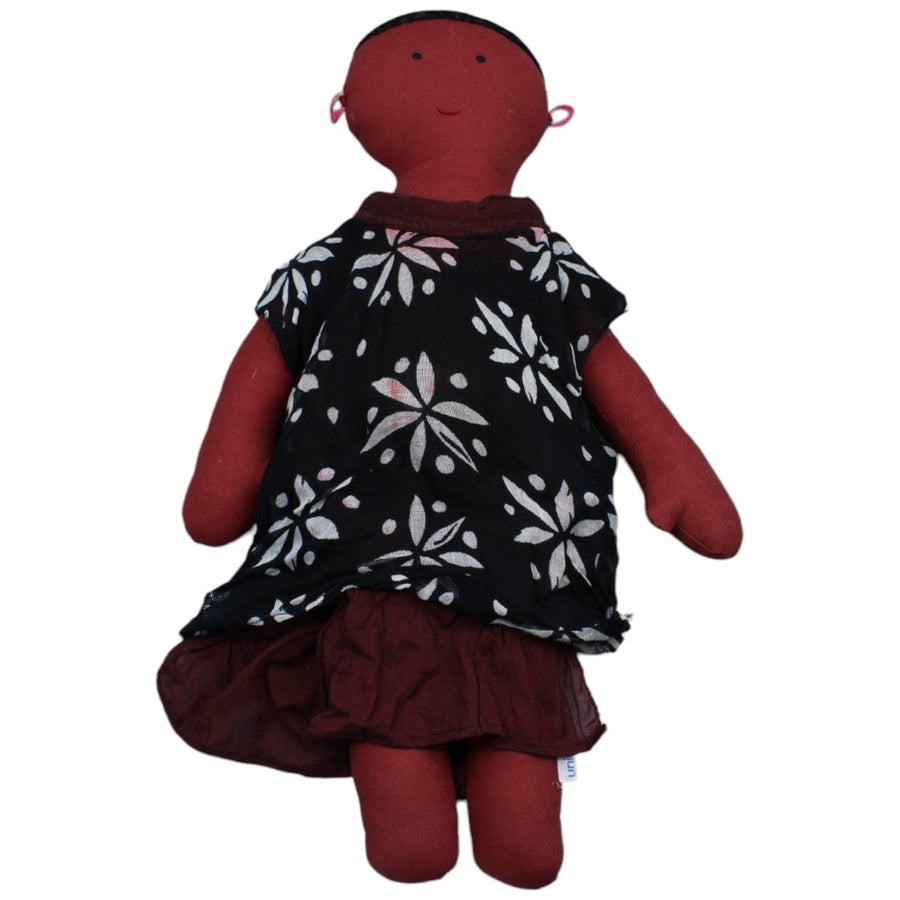 Schwarze Frau mit Kleid