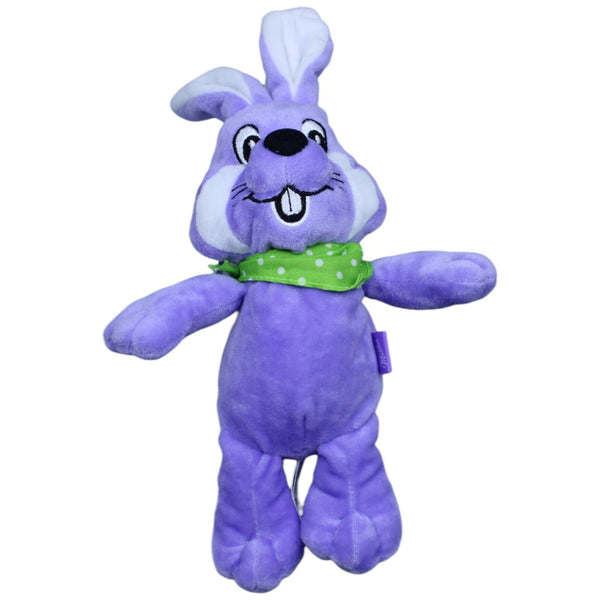 Hase mit grünem Halstuch, lila