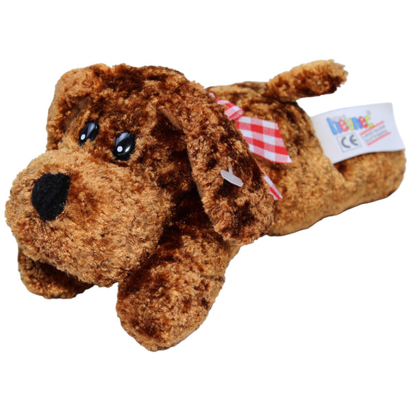 Hund mit Schleife, braun