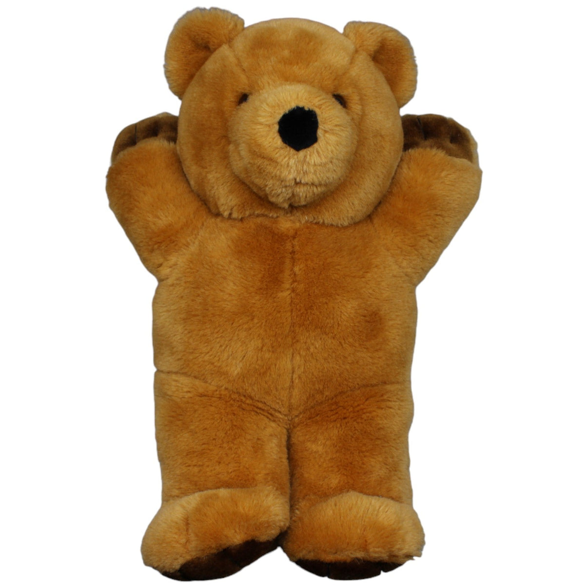 1233154 Elcee Vintage XL Teddybär, orange Kuscheltier Kumpel Leo Gebraucht