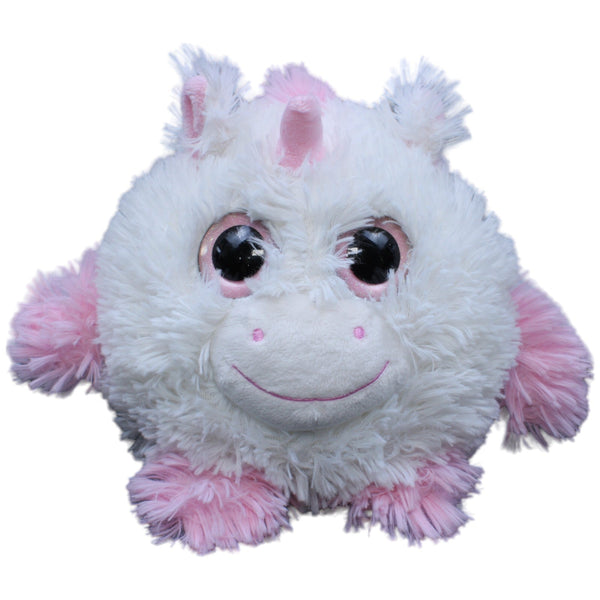 Einhorn weiß-rosa, rund