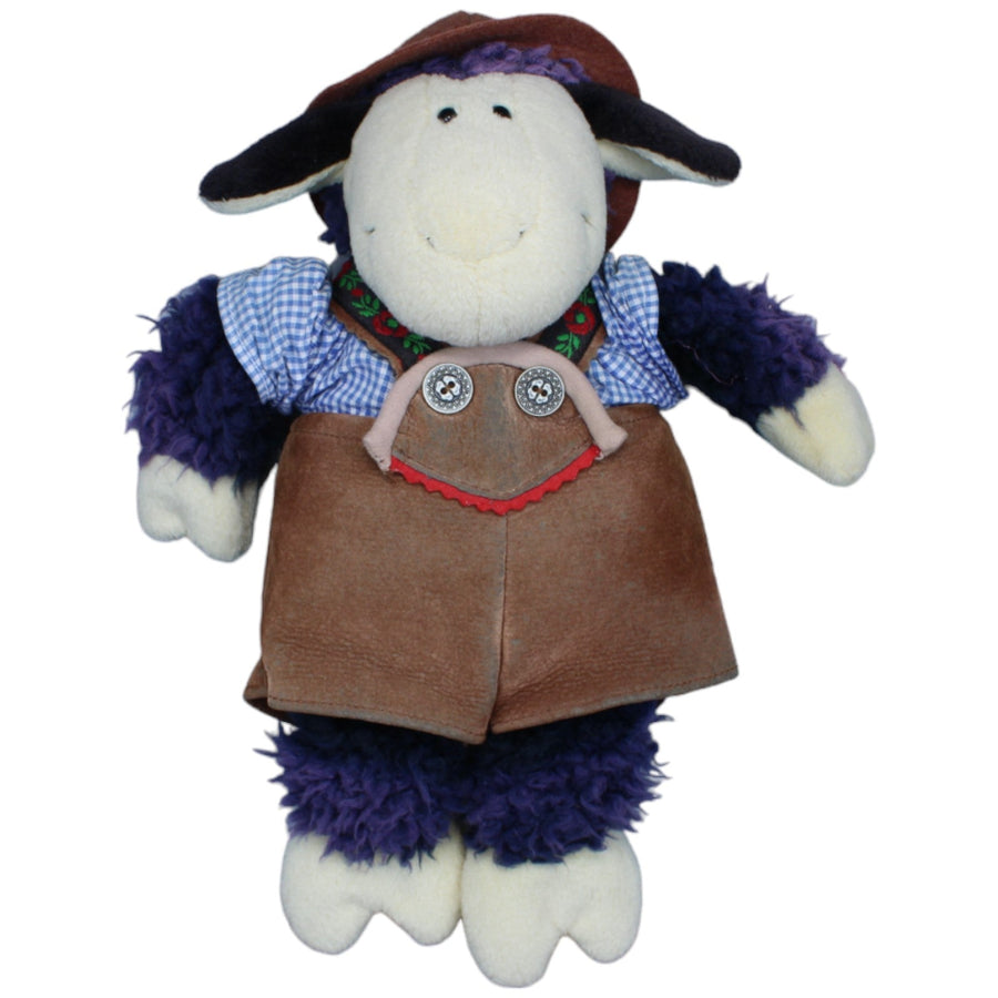 Schaf in Lederhose mit Hemd & Hut