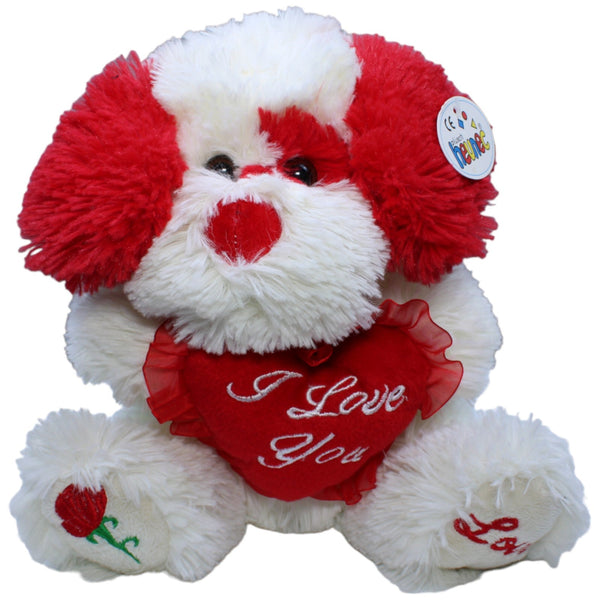 Hund mit Herz "I Love you"