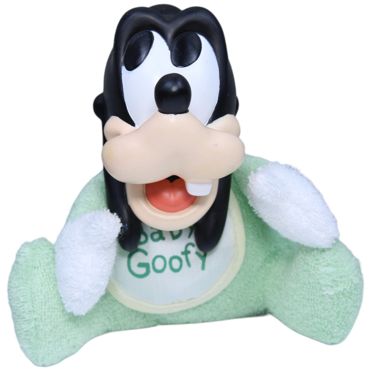 1233470 Disney Disney Baby Goofy mit Latz Kuscheltier Kumpel Leo Disney Gebraucht Vintage