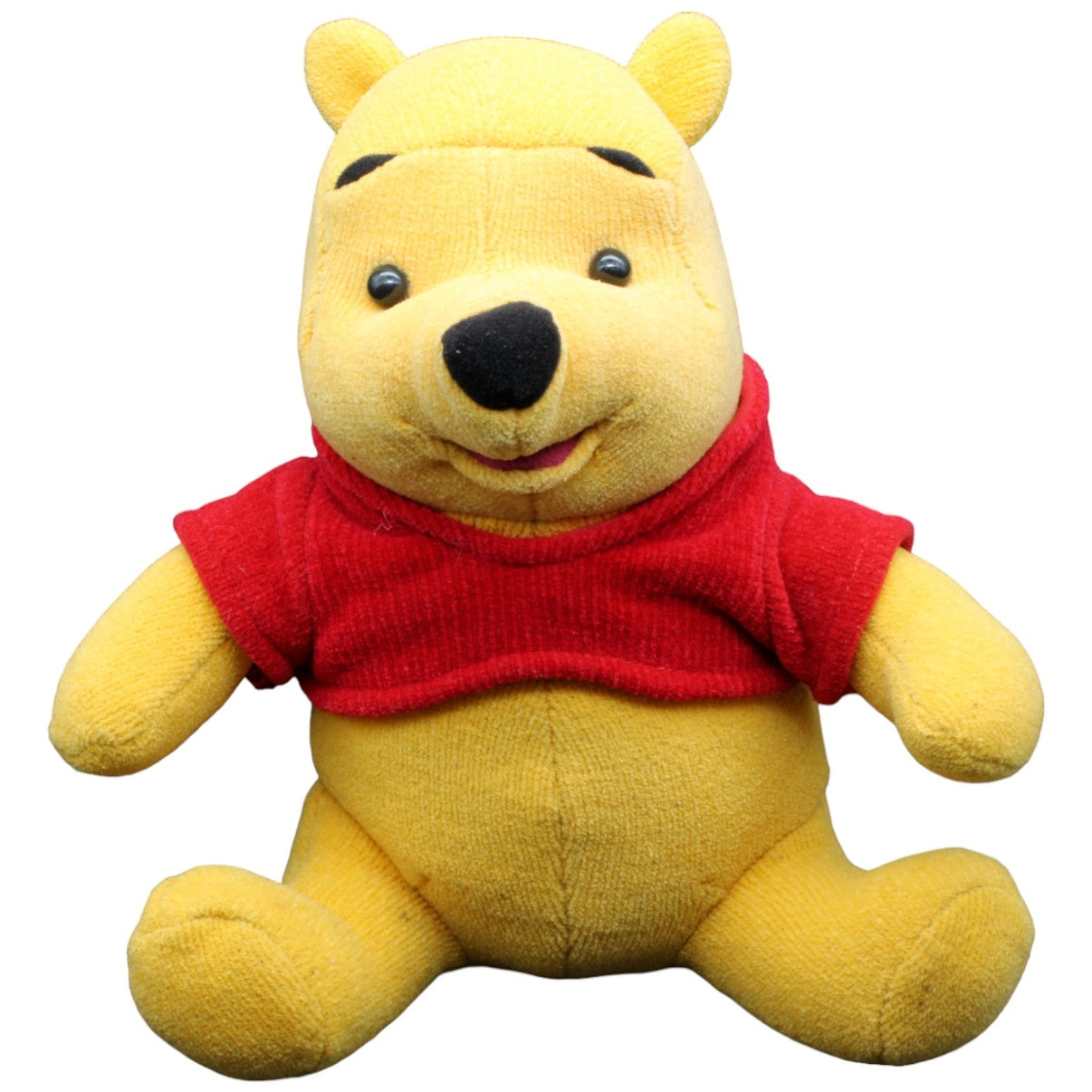123356 Mattel Vintage Disney Winnie Puuh, sitzend Kuscheltier Kumpel Leo Disney Gebraucht