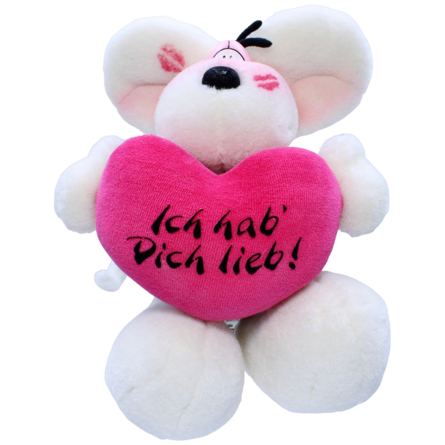 Diddl mit Herz "Ich hab' Dich lieb!"