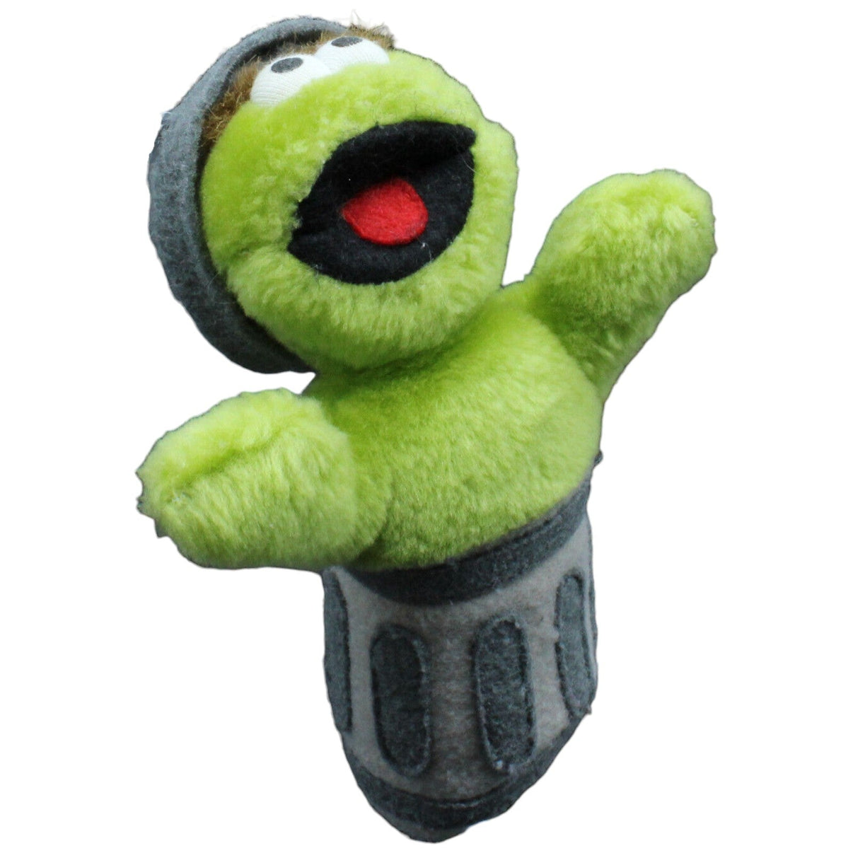 123411 IGEL Vintage Oskar der Grautsch aus Sesamstraße Plüschfigur Kumpel Leo Gebraucht