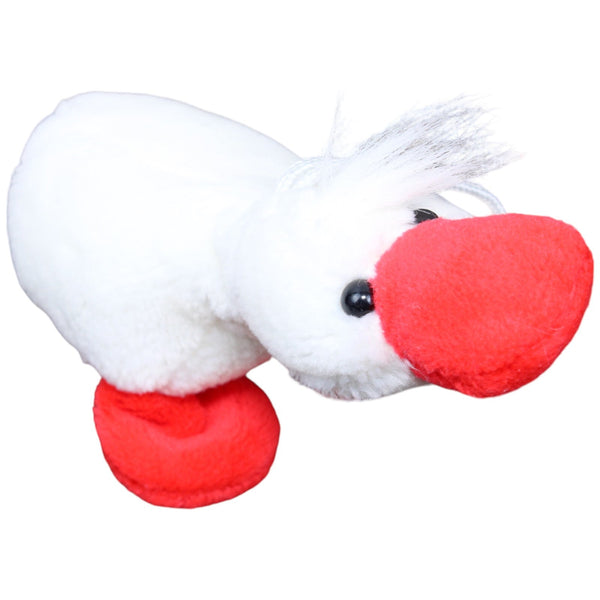 Ente, weiß-rot
