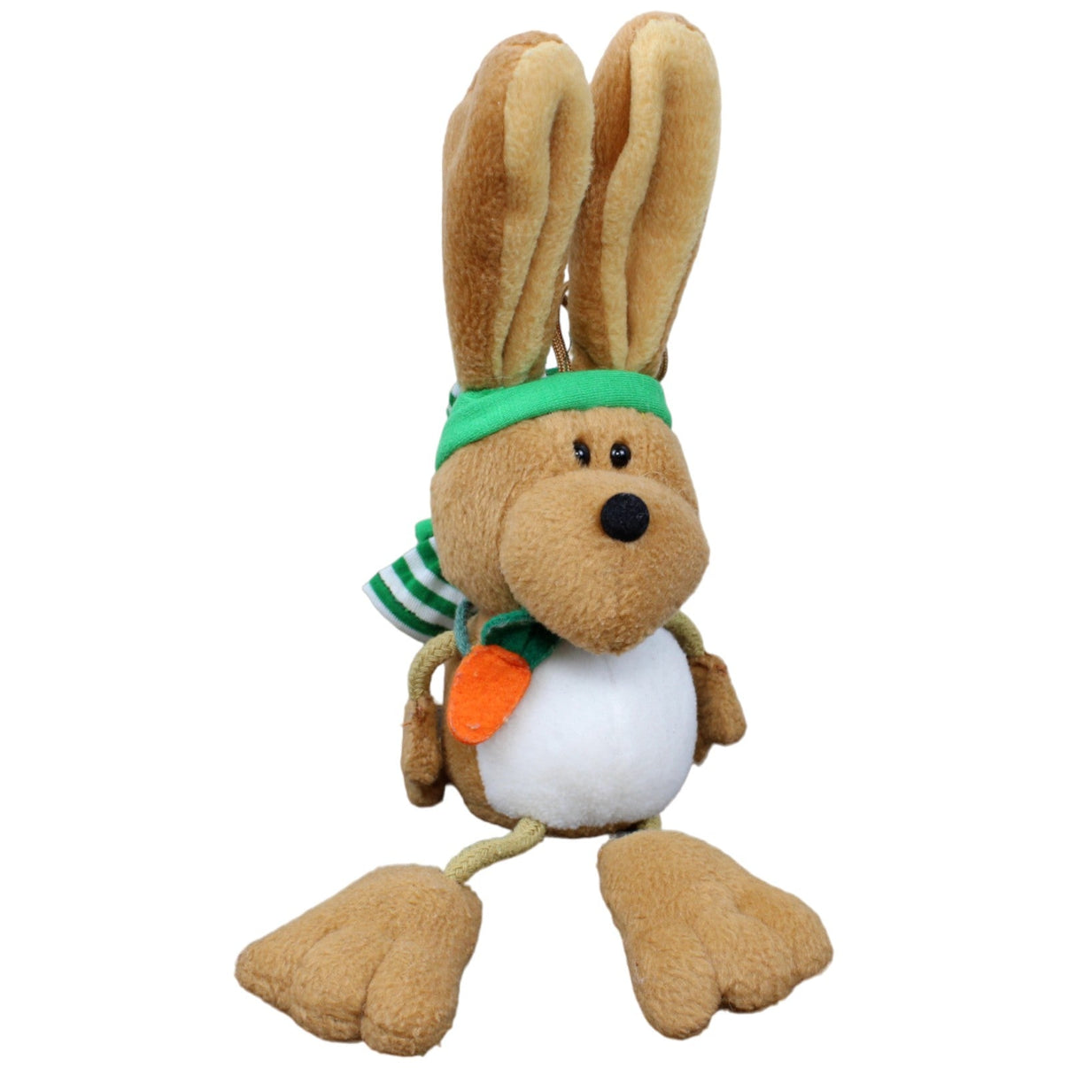 123627 NICI Vintage Schlüsselanhänger, Schlenker Hase braun Schlüsselanhänger Kumpel Leo Gebraucht