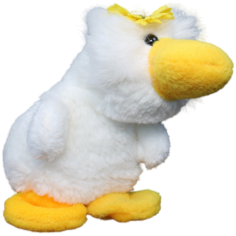 Ente mit gelber Blume