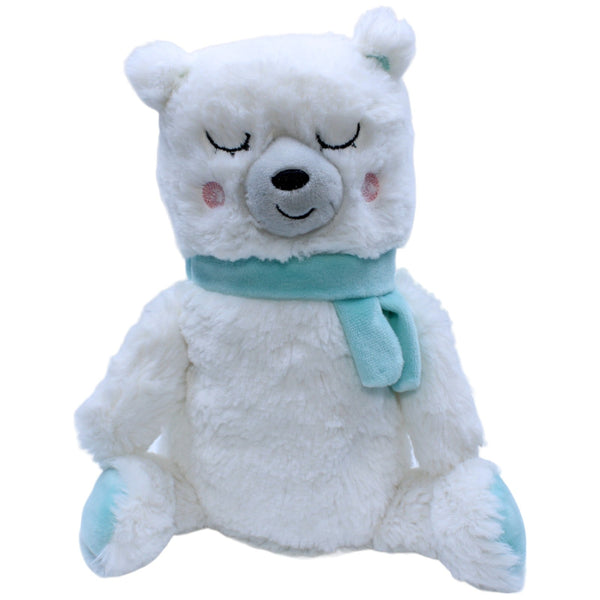 Eisbär mit Schal