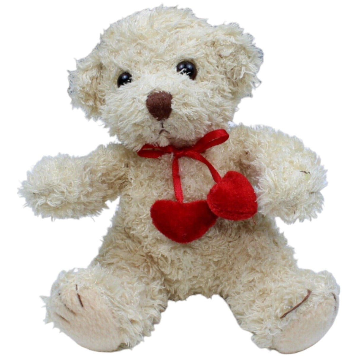 123836 Uni-Toys Teddybär mit zwei Herten, sitzend Kuscheltier Kumpel Leo Bär Gebraucht